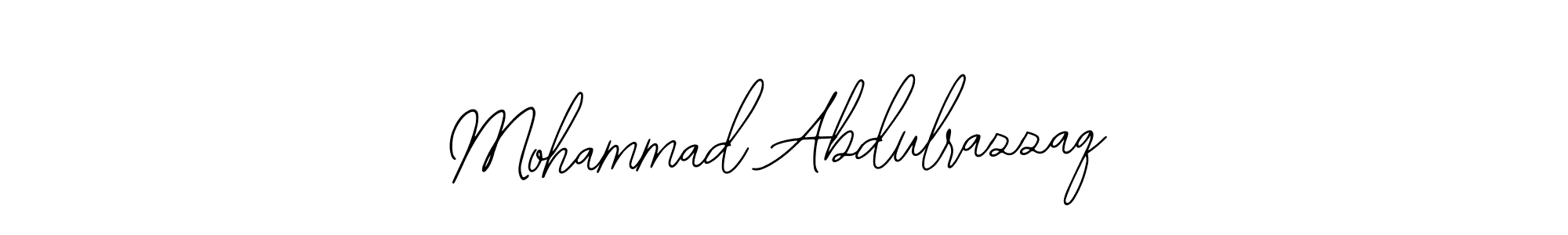 You should practise on your own different ways (Bearetta-2O07w) to write your name (Mohammad Abdulrazzaq) in signature. don't let someone else do it for you. Mohammad Abdulrazzaq signature style 12 images and pictures png