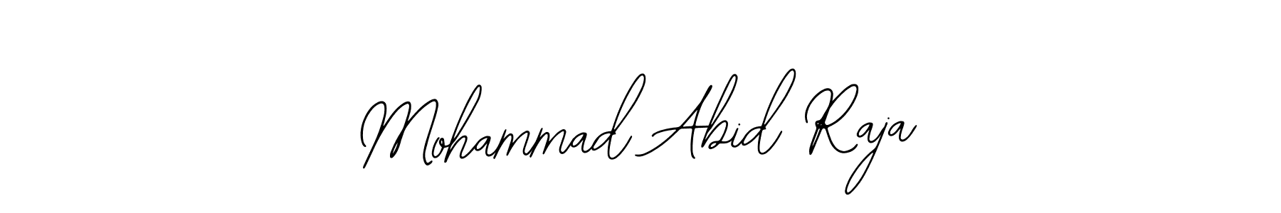 Design your own signature with our free online signature maker. With this signature software, you can create a handwritten (Bearetta-2O07w) signature for name Mohammad Abid Raja. Mohammad Abid Raja signature style 12 images and pictures png