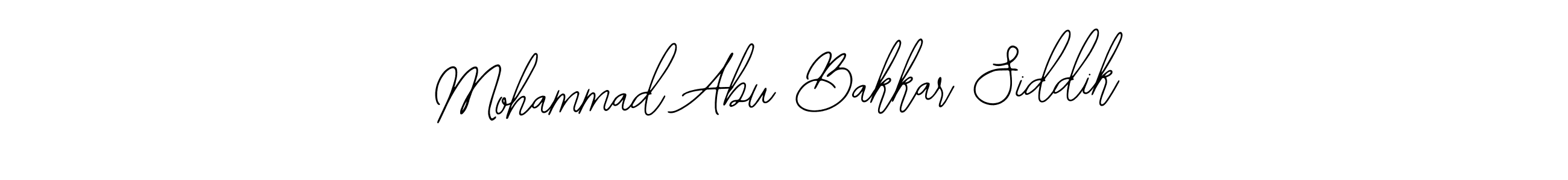 You should practise on your own different ways (Bearetta-2O07w) to write your name (Mohammad Abu Bakkar Siddik) in signature. don't let someone else do it for you. Mohammad Abu Bakkar Siddik signature style 12 images and pictures png