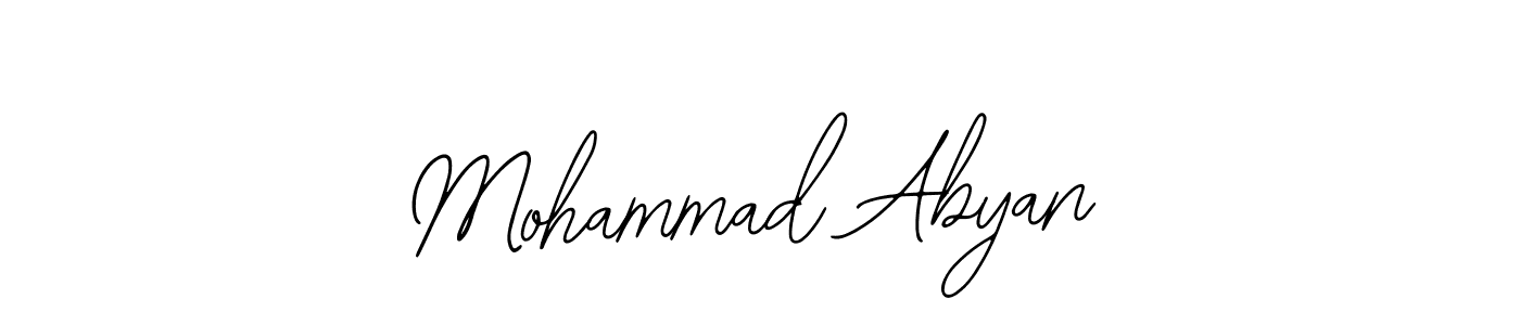 Also You can easily find your signature by using the search form. We will create Mohammad Abyan name handwritten signature images for you free of cost using Bearetta-2O07w sign style. Mohammad Abyan signature style 12 images and pictures png