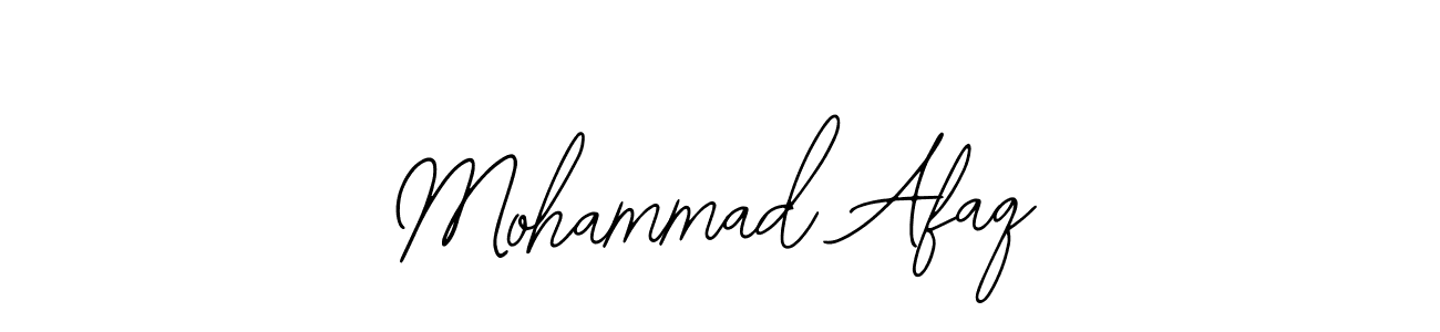 You should practise on your own different ways (Bearetta-2O07w) to write your name (Mohammad Afaq) in signature. don't let someone else do it for you. Mohammad Afaq signature style 12 images and pictures png