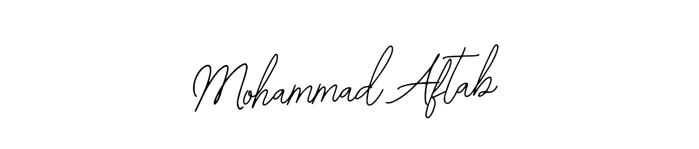 Make a short Mohammad Aftab signature style. Manage your documents anywhere anytime using Bearetta-2O07w. Create and add eSignatures, submit forms, share and send files easily. Mohammad Aftab signature style 12 images and pictures png
