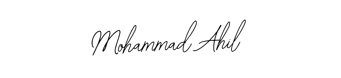 Also You can easily find your signature by using the search form. We will create Mohammad Ahil name handwritten signature images for you free of cost using Bearetta-2O07w sign style. Mohammad Ahil signature style 12 images and pictures png