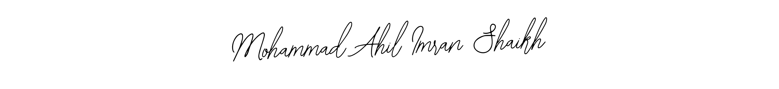 Make a beautiful signature design for name Mohammad Ahil Imran Shaikh. Use this online signature maker to create a handwritten signature for free. Mohammad Ahil Imran Shaikh signature style 12 images and pictures png