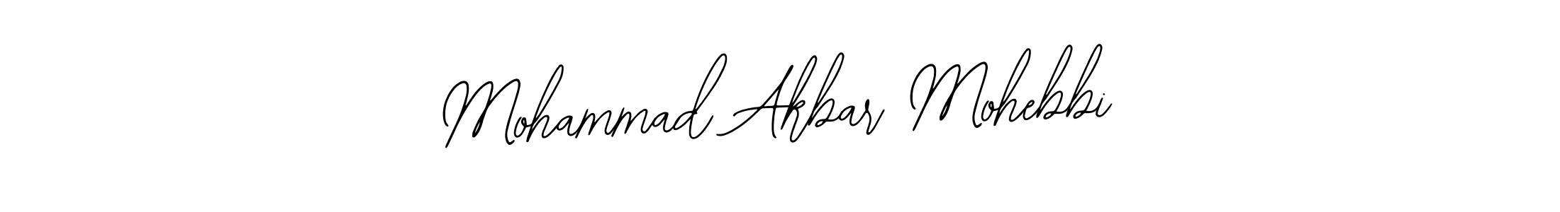 Similarly Bearetta-2O07w is the best handwritten signature design. Signature creator online .You can use it as an online autograph creator for name Mohammad Akbar Mohebbi. Mohammad Akbar Mohebbi signature style 12 images and pictures png