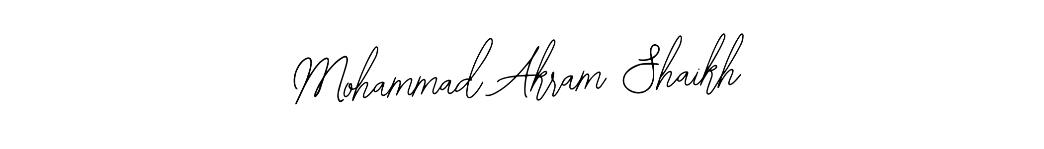 You should practise on your own different ways (Bearetta-2O07w) to write your name (Mohammad Akram Shaikh) in signature. don't let someone else do it for you. Mohammad Akram Shaikh signature style 12 images and pictures png