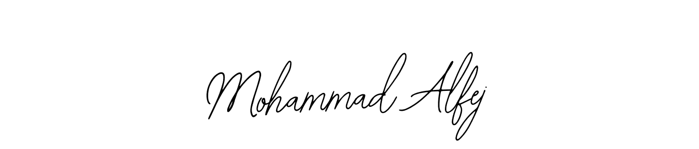 if you are searching for the best signature style for your name Mohammad Alfej. so please give up your signature search. here we have designed multiple signature styles  using Bearetta-2O07w. Mohammad Alfej signature style 12 images and pictures png