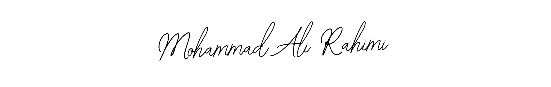 The best way (Bearetta-2O07w) to make a short signature is to pick only two or three words in your name. The name Mohammad Ali Rahimi include a total of six letters. For converting this name. Mohammad Ali Rahimi signature style 12 images and pictures png