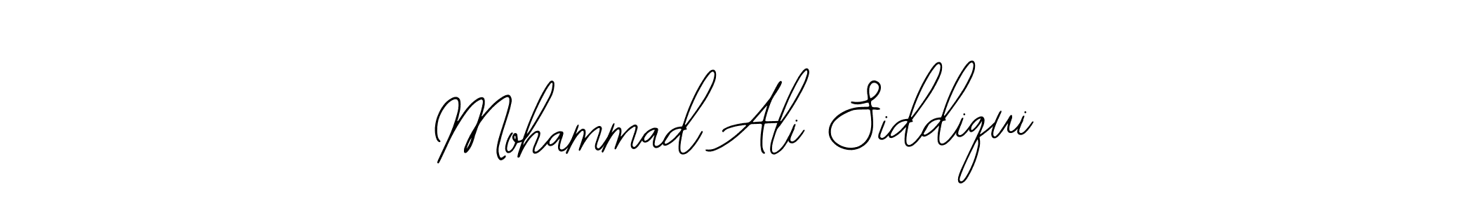 How to make Mohammad Ali Siddiqui name signature. Use Bearetta-2O07w style for creating short signs online. This is the latest handwritten sign. Mohammad Ali Siddiqui signature style 12 images and pictures png