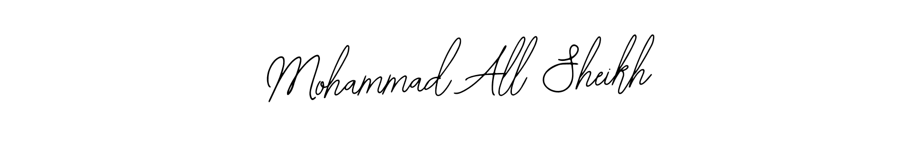 Make a beautiful signature design for name Mohammad All Sheikh. Use this online signature maker to create a handwritten signature for free. Mohammad All Sheikh signature style 12 images and pictures png