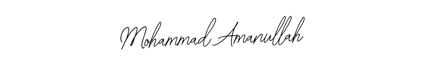 Use a signature maker to create a handwritten signature online. With this signature software, you can design (Bearetta-2O07w) your own signature for name Mohammad Amanullah. Mohammad Amanullah signature style 12 images and pictures png