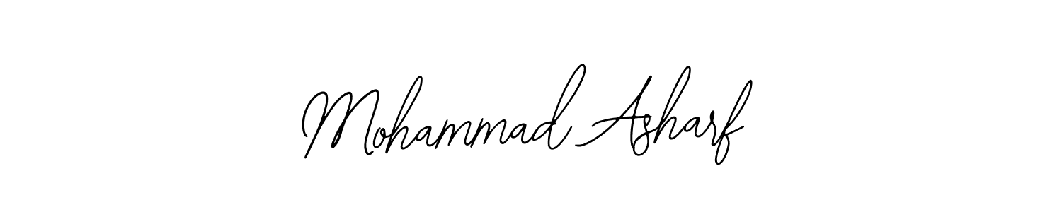 You should practise on your own different ways (Bearetta-2O07w) to write your name (Mohammad Asharf) in signature. don't let someone else do it for you. Mohammad Asharf signature style 12 images and pictures png