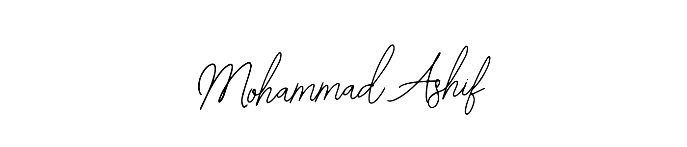 Make a short Mohammad Ashif signature style. Manage your documents anywhere anytime using Bearetta-2O07w. Create and add eSignatures, submit forms, share and send files easily. Mohammad Ashif signature style 12 images and pictures png