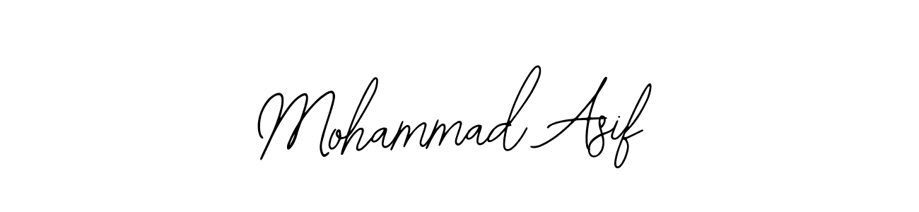 How to make Mohammad Asif name signature. Use Bearetta-2O07w style for creating short signs online. This is the latest handwritten sign. Mohammad Asif signature style 12 images and pictures png