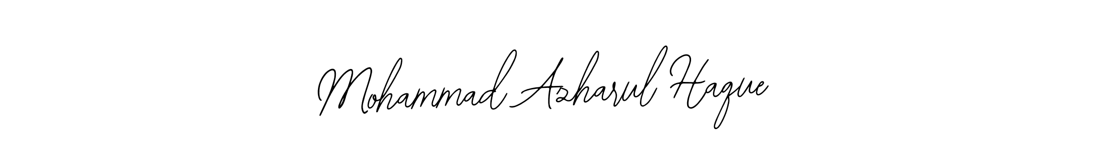How to make Mohammad Azharul Haque name signature. Use Bearetta-2O07w style for creating short signs online. This is the latest handwritten sign. Mohammad Azharul Haque signature style 12 images and pictures png