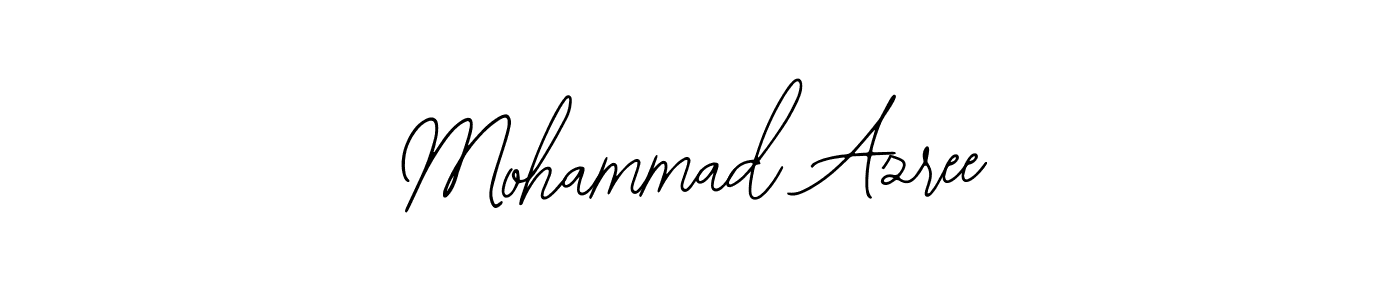 How to make Mohammad Azree name signature. Use Bearetta-2O07w style for creating short signs online. This is the latest handwritten sign. Mohammad Azree signature style 12 images and pictures png