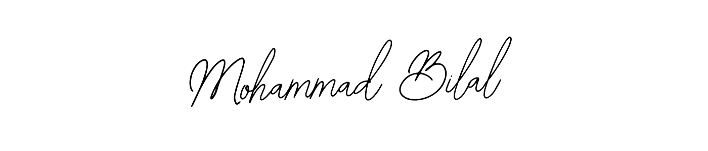 How to make Mohammad Bilal name signature. Use Bearetta-2O07w style for creating short signs online. This is the latest handwritten sign. Mohammad Bilal signature style 12 images and pictures png