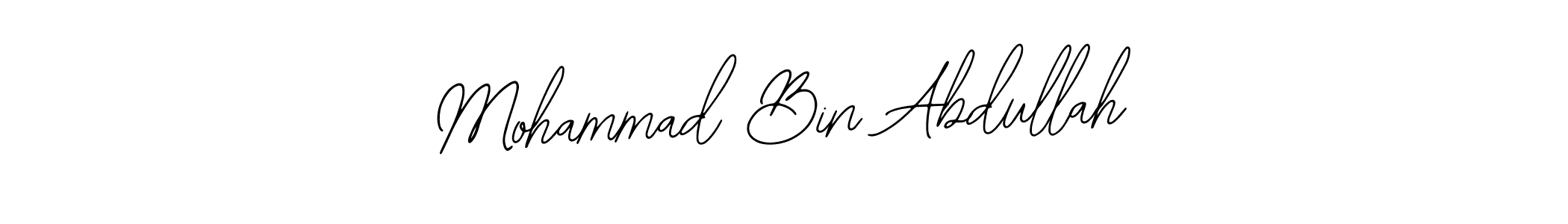 How to make Mohammad Bin Abdullah signature? Bearetta-2O07w is a professional autograph style. Create handwritten signature for Mohammad Bin Abdullah name. Mohammad Bin Abdullah signature style 12 images and pictures png