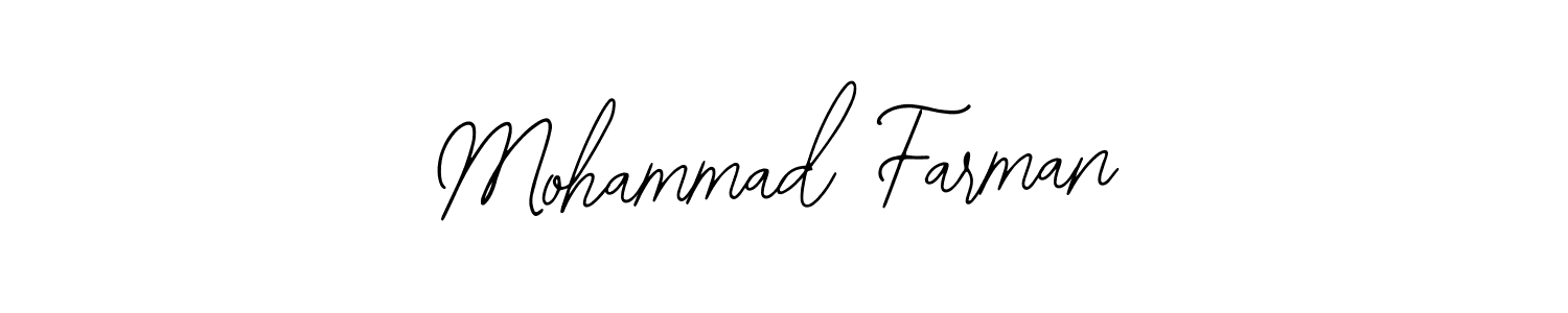 Use a signature maker to create a handwritten signature online. With this signature software, you can design (Bearetta-2O07w) your own signature for name Mohammad Farman. Mohammad Farman signature style 12 images and pictures png