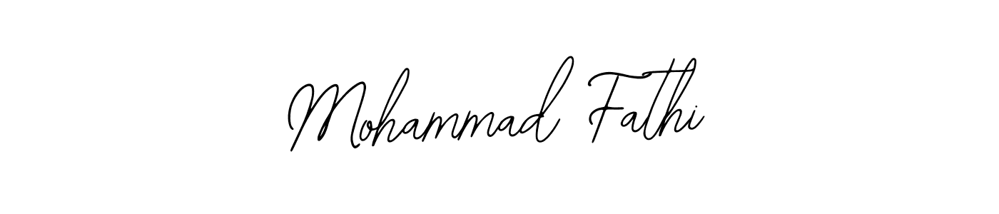 It looks lik you need a new signature style for name Mohammad Fathi. Design unique handwritten (Bearetta-2O07w) signature with our free signature maker in just a few clicks. Mohammad Fathi signature style 12 images and pictures png