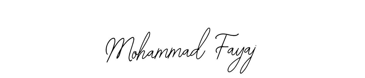 How to Draw Mohammad Fayaj signature style? Bearetta-2O07w is a latest design signature styles for name Mohammad Fayaj. Mohammad Fayaj signature style 12 images and pictures png