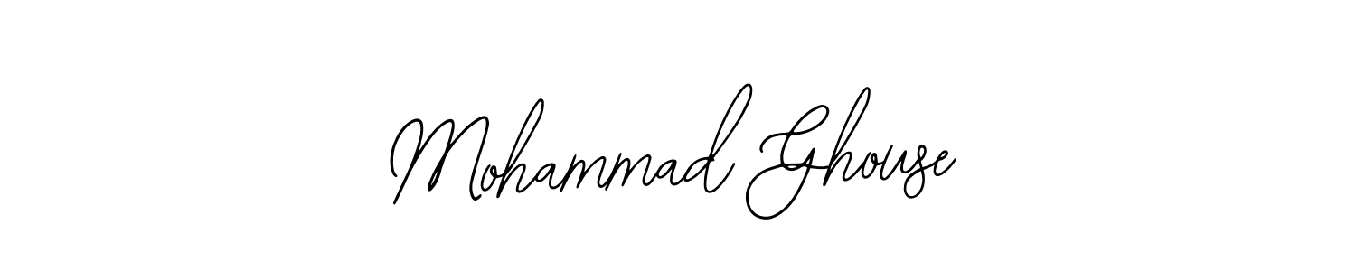 You should practise on your own different ways (Bearetta-2O07w) to write your name (Mohammad Ghouse) in signature. don't let someone else do it for you. Mohammad Ghouse signature style 12 images and pictures png