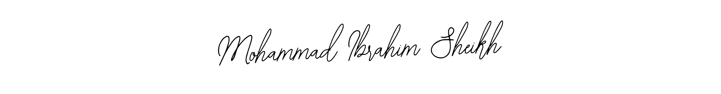 Use a signature maker to create a handwritten signature online. With this signature software, you can design (Bearetta-2O07w) your own signature for name Mohammad Ibrahim Sheikh. Mohammad Ibrahim Sheikh signature style 12 images and pictures png