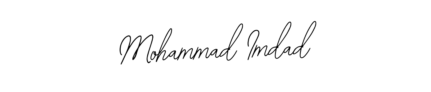 Make a short Mohammad Imdad signature style. Manage your documents anywhere anytime using Bearetta-2O07w. Create and add eSignatures, submit forms, share and send files easily. Mohammad Imdad signature style 12 images and pictures png