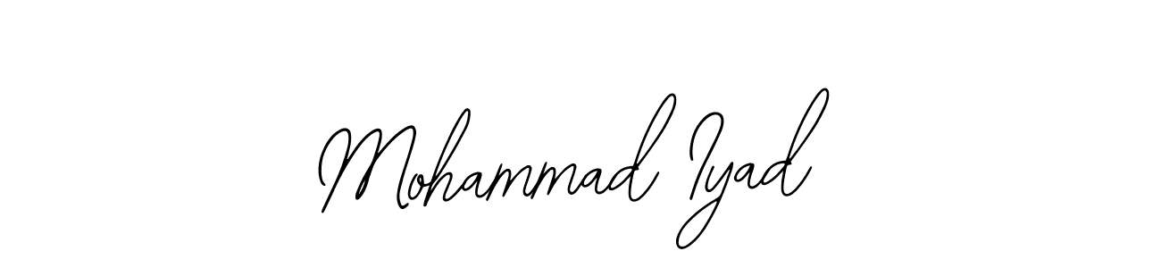 Make a short Mohammad Iyad signature style. Manage your documents anywhere anytime using Bearetta-2O07w. Create and add eSignatures, submit forms, share and send files easily. Mohammad Iyad signature style 12 images and pictures png