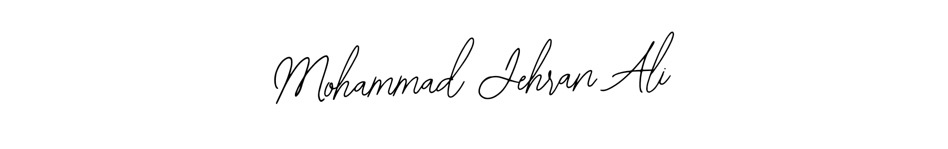 The best way (Bearetta-2O07w) to make a short signature is to pick only two or three words in your name. The name Mohammad Jehran Ali include a total of six letters. For converting this name. Mohammad Jehran Ali signature style 12 images and pictures png
