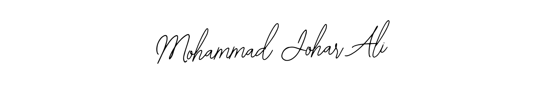 Mohammad Johar Ali stylish signature style. Best Handwritten Sign (Bearetta-2O07w) for my name. Handwritten Signature Collection Ideas for my name Mohammad Johar Ali. Mohammad Johar Ali signature style 12 images and pictures png