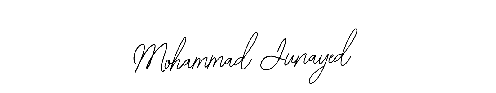 This is the best signature style for the Mohammad Junayed name. Also you like these signature font (Bearetta-2O07w). Mix name signature. Mohammad Junayed signature style 12 images and pictures png
