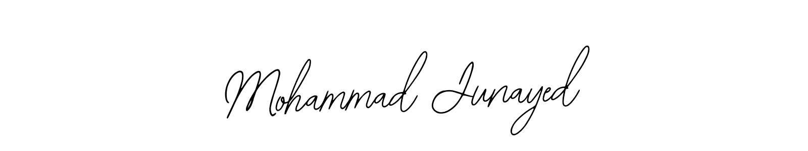 This is the best signature style for the Mohammad Junayed name. Also you like these signature font (Bearetta-2O07w). Mix name signature. Mohammad Junayed signature style 12 images and pictures png