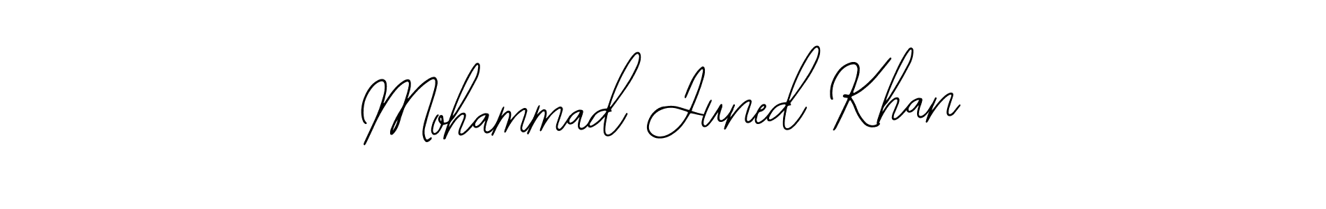 How to make Mohammad Juned Khan signature? Bearetta-2O07w is a professional autograph style. Create handwritten signature for Mohammad Juned Khan name. Mohammad Juned Khan signature style 12 images and pictures png
