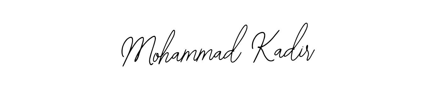 Design your own signature with our free online signature maker. With this signature software, you can create a handwritten (Bearetta-2O07w) signature for name Mohammad Kadir. Mohammad Kadir signature style 12 images and pictures png