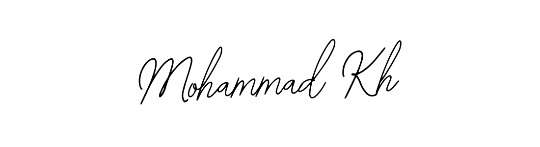 The best way (Bearetta-2O07w) to make a short signature is to pick only two or three words in your name. The name Mohammad Kh include a total of six letters. For converting this name. Mohammad Kh signature style 12 images and pictures png