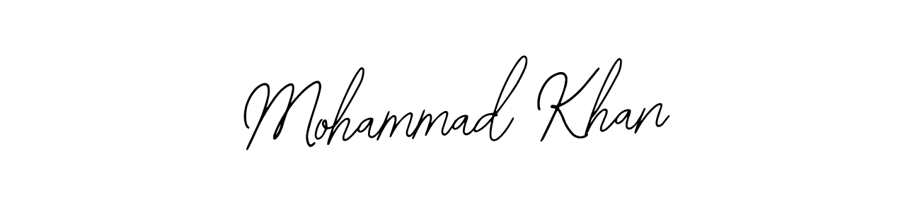 Make a beautiful signature design for name Mohammad Khan. With this signature (Bearetta-2O07w) style, you can create a handwritten signature for free. Mohammad Khan signature style 12 images and pictures png