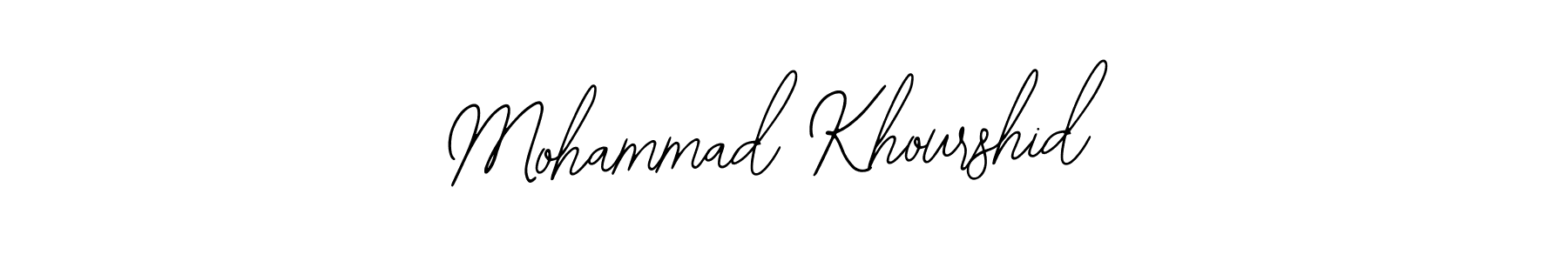 This is the best signature style for the Mohammad Khourshid name. Also you like these signature font (Bearetta-2O07w). Mix name signature. Mohammad Khourshid signature style 12 images and pictures png