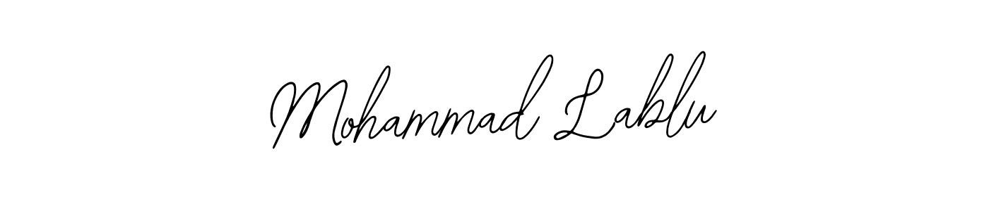 Also we have Mohammad Lablu name is the best signature style. Create professional handwritten signature collection using Bearetta-2O07w autograph style. Mohammad Lablu signature style 12 images and pictures png