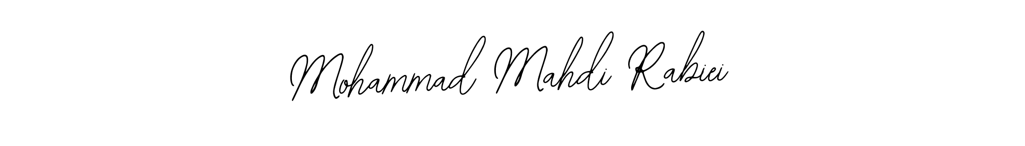 How to make Mohammad Mahdi Rabiei name signature. Use Bearetta-2O07w style for creating short signs online. This is the latest handwritten sign. Mohammad Mahdi Rabiei signature style 12 images and pictures png