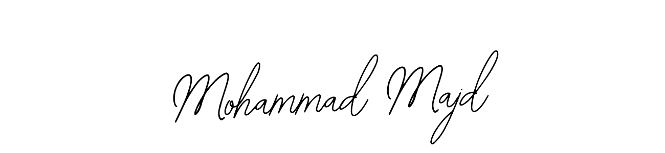 You should practise on your own different ways (Bearetta-2O07w) to write your name (Mohammad Majd) in signature. don't let someone else do it for you. Mohammad Majd signature style 12 images and pictures png
