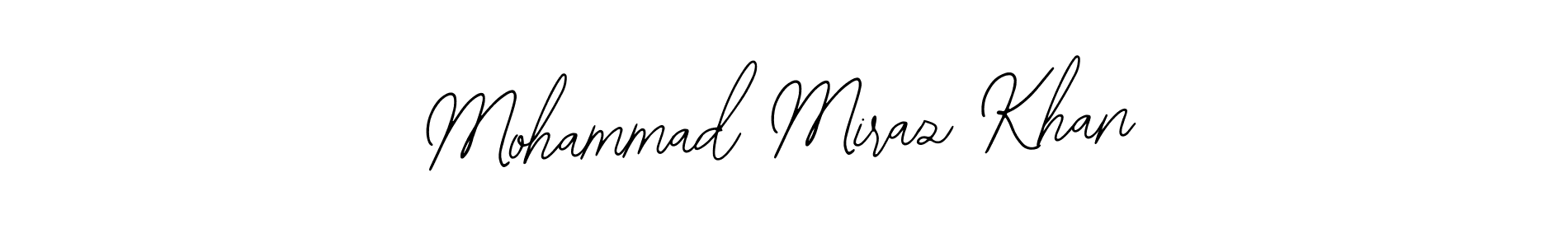 Use a signature maker to create a handwritten signature online. With this signature software, you can design (Bearetta-2O07w) your own signature for name Mohammad Miraz Khan. Mohammad Miraz Khan signature style 12 images and pictures png