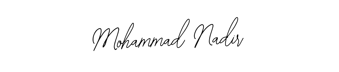 Use a signature maker to create a handwritten signature online. With this signature software, you can design (Bearetta-2O07w) your own signature for name Mohammad Nadir. Mohammad Nadir signature style 12 images and pictures png