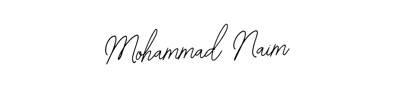 How to make Mohammad Naim name signature. Use Bearetta-2O07w style for creating short signs online. This is the latest handwritten sign. Mohammad Naim signature style 12 images and pictures png