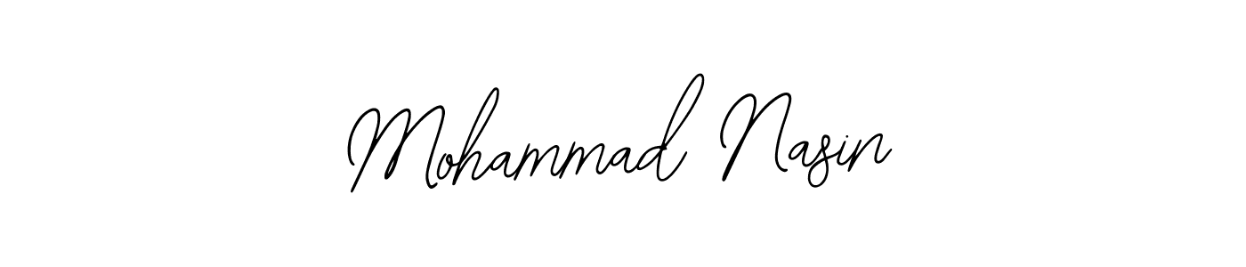 Use a signature maker to create a handwritten signature online. With this signature software, you can design (Bearetta-2O07w) your own signature for name Mohammad Nasin. Mohammad Nasin signature style 12 images and pictures png