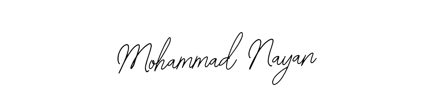 Make a short Mohammad Nayan signature style. Manage your documents anywhere anytime using Bearetta-2O07w. Create and add eSignatures, submit forms, share and send files easily. Mohammad Nayan signature style 12 images and pictures png
