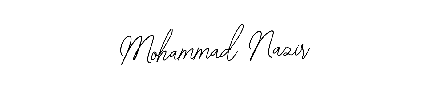 How to make Mohammad Nazir signature? Bearetta-2O07w is a professional autograph style. Create handwritten signature for Mohammad Nazir name. Mohammad Nazir signature style 12 images and pictures png