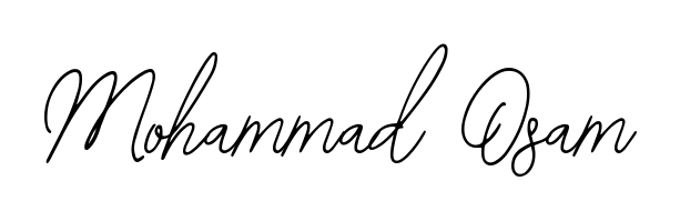 Express your personality with a custom Mohammad Osam signature crafted with Bearetta-2O07w typography. Free transparent PNG download available. Mohammad Osam signature style 12 images and pictures png