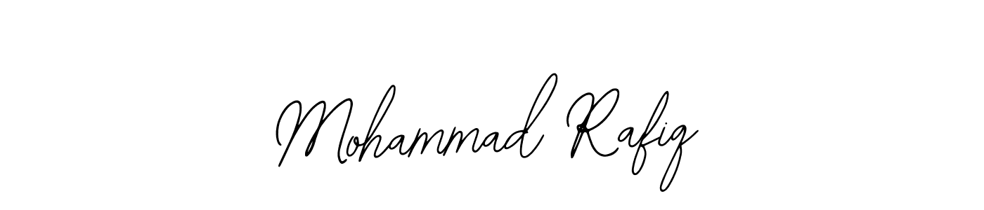 How to make Mohammad Rafiq name signature. Use Bearetta-2O07w style for creating short signs online. This is the latest handwritten sign. Mohammad Rafiq signature style 12 images and pictures png