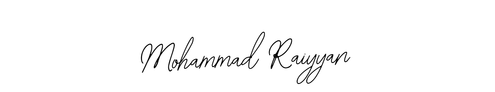 Create a beautiful signature design for name Mohammad Raiyyan. With this signature (Bearetta-2O07w) fonts, you can make a handwritten signature for free. Mohammad Raiyyan signature style 12 images and pictures png